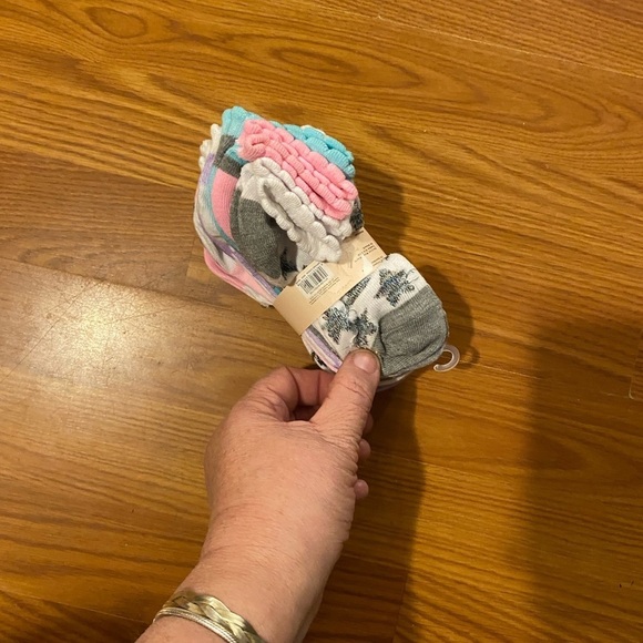 Nanette Lepore 10 pair Girls Low Cut Socks shoe size 7.5-2.5 (HG) - Picture 9 of 11